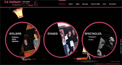Desktop Screenshot of lamaisontheatre.com