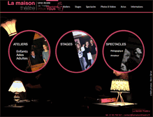 Tablet Screenshot of lamaisontheatre.com